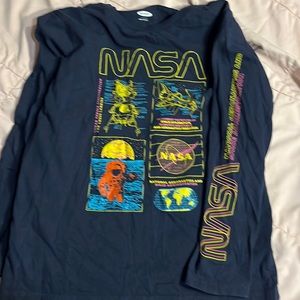 Blue long sleeve shirt